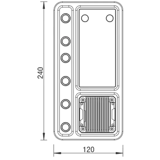 Резервуар с помпой для СЖО Barrow DC17-SDB 240 White (BA3249) - фото 2