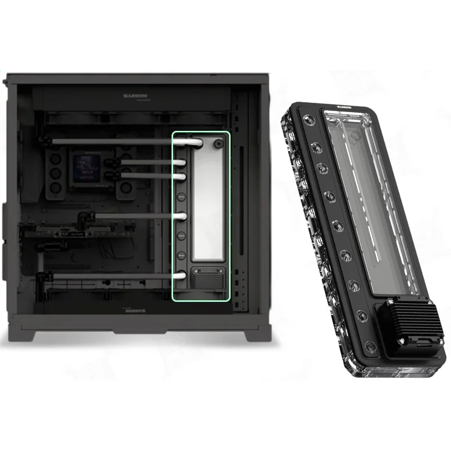 Резервуар с помпой для СЖО Barrow DC17-SDB 240 White (BA3249) - фото 4