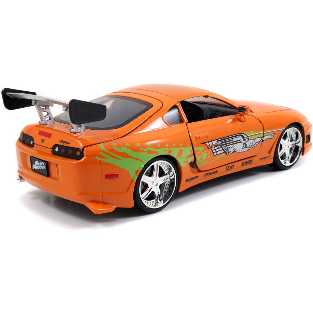 Коллекционная модель Jada Toys Fast & Furious 1995 Toyota Supra-Orange (97168) - фото 3