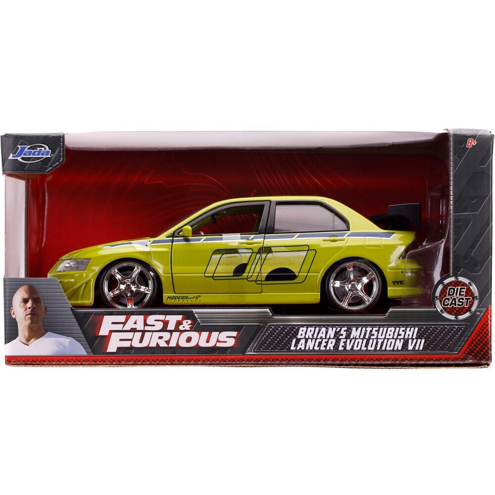 Коллекционная модель Jada Toys Fast & Furious 2002 Mitsubishi Lancer EVO VII (99788) - фото 5