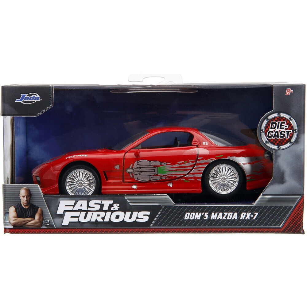 Коллекционная модель Jada Toys Fast & Furious 1993 Mazda RX-7 FD3S-Wide Body (98377) - фото 5