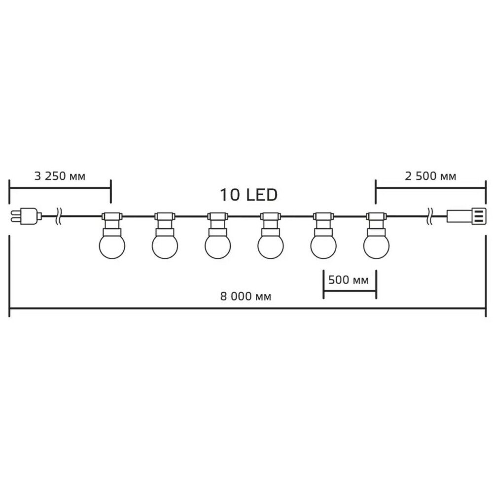 Гирлянда Gauss HL063 - фото 4
