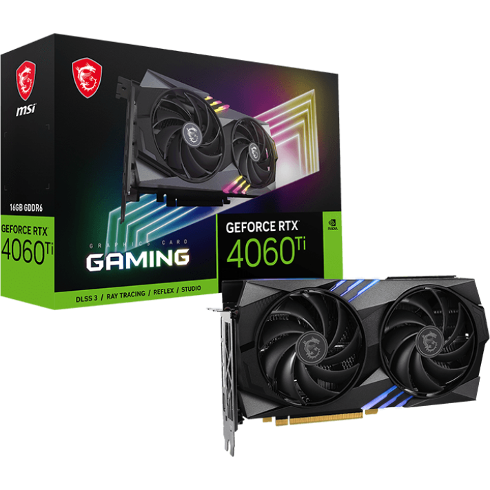 Видеокарта NVIDIA GeForce RTX 4060 Ti MSI 16Gb (RTX 4060 TI GAMING 16G) - фото 5
