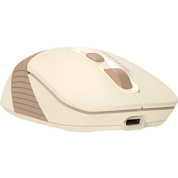 Мышь A4Tech Fstyler FG10CS Air Beige/Brown - фото 3