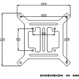 Крепёж для помпы СЖО Barrow TCBJ-P 120mm (BA1359)