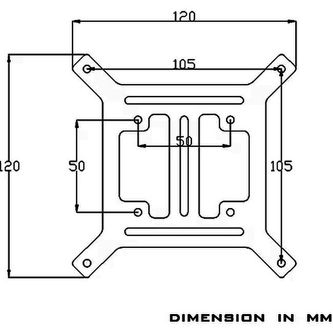 Крепёж для помпы СЖО Barrow TCBJ-P 120mm (BA1359) - фото 2