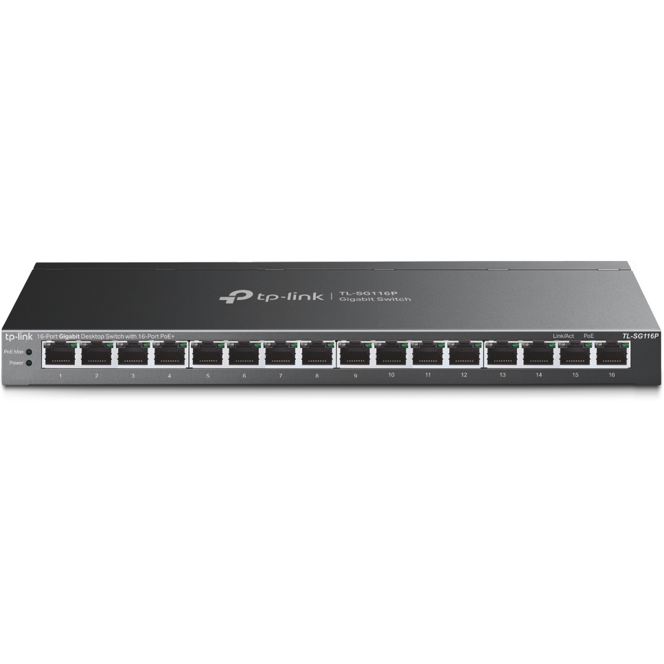 Коммутатор (свитч) TP-Link TL-SG116P