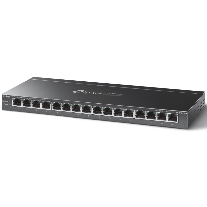 Коммутатор (свитч) TP-Link TL-SG116P - фото 2