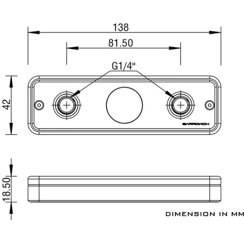 Водоблок для оперативной памяти Barrowch FBRWB-PA4 Glacial White (CH1038) - фото 3