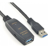 Кабель удлинительный USB A (M) - USB A (F), 10м, KS-IS KS-776-10
