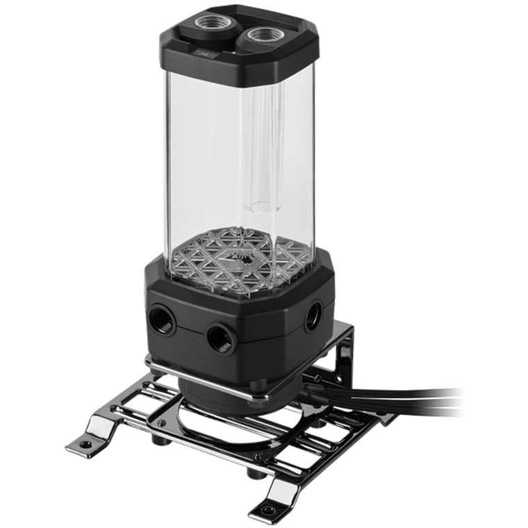 Резервуар с помпой для СЖО Corsair Hydro X Series XD5 RGB (D5 Pump reservoir unit) Black (CX-9040006-WW) - фото 8