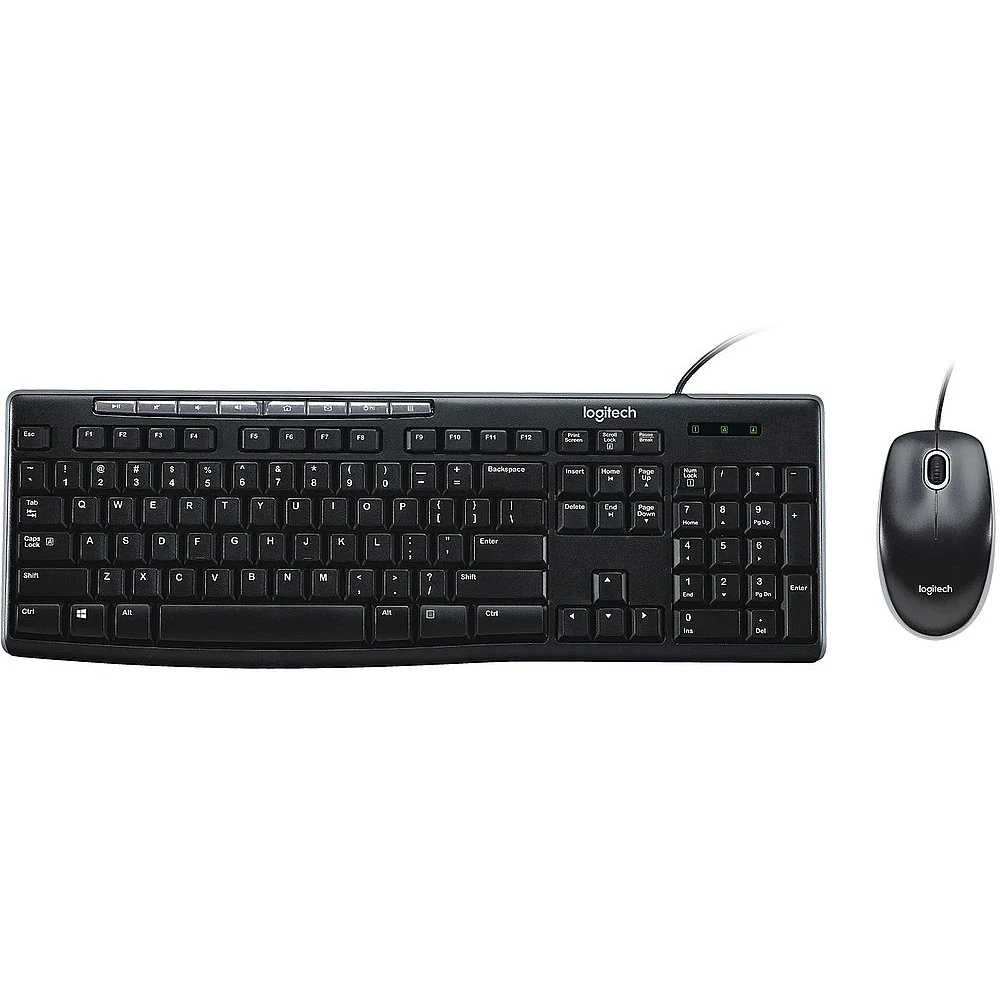 Клавиатура + мышь Logitech Desktop MK200 (920-002694/920-002714)