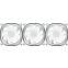 Вентилятор для корпуса Lamptron Diamond+ ARGB White, 3 шт. - LAMP-DAP04