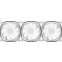 Вентилятор для корпуса Lamptron Diamond+ ARGB White (3 шт.) - LAMP-DAP04