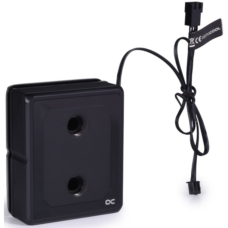 Водоблок для процессора Alphacool Eisblock XPX Pro Aurora - Full Brass Black Digital RGB (13084) - фото 2