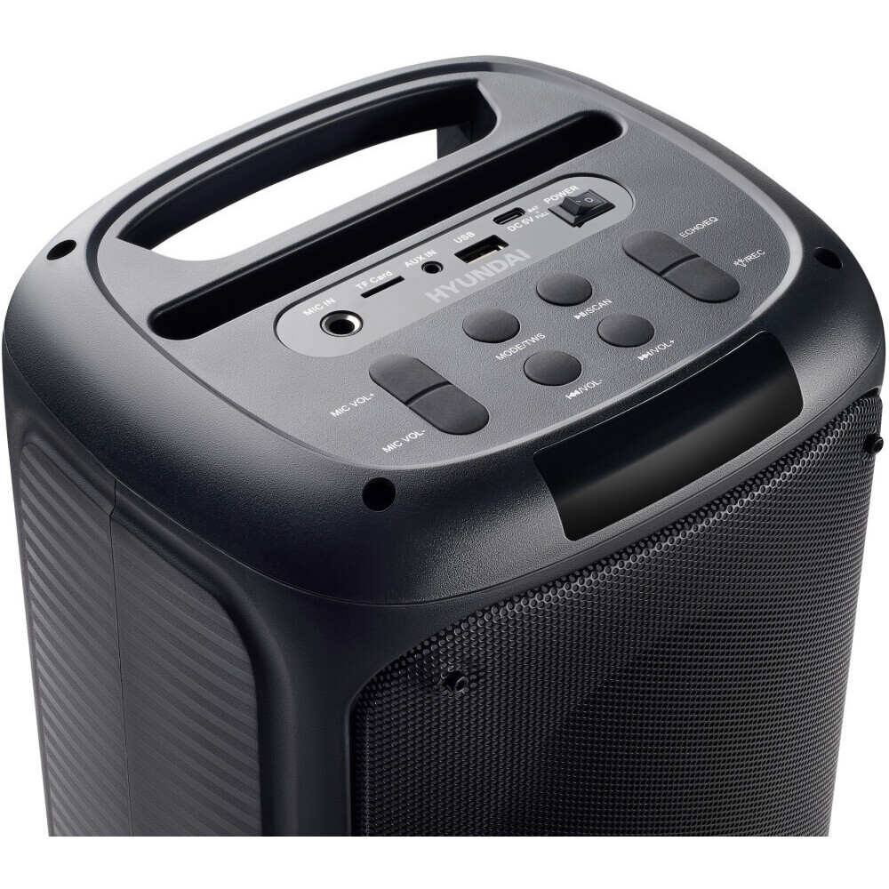 Портативная акустика Hyundai H-MC1231 Black - фото 8