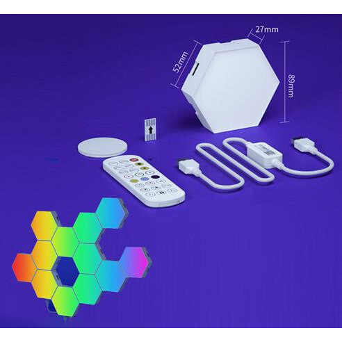 Умная светодиодная панель Lamptron Gaming Scene LED Lights (12 шт) - LAMP-GSL12