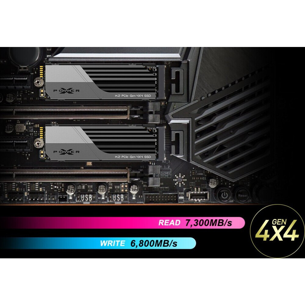 Накопитель SSD 8Tb Silicon Power XS70 (SP08KGBP44XS7005) - фото 5