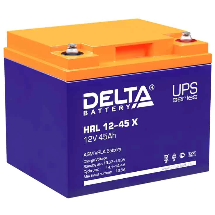 Аккумуляторная батарея Delta HRL12-45X
