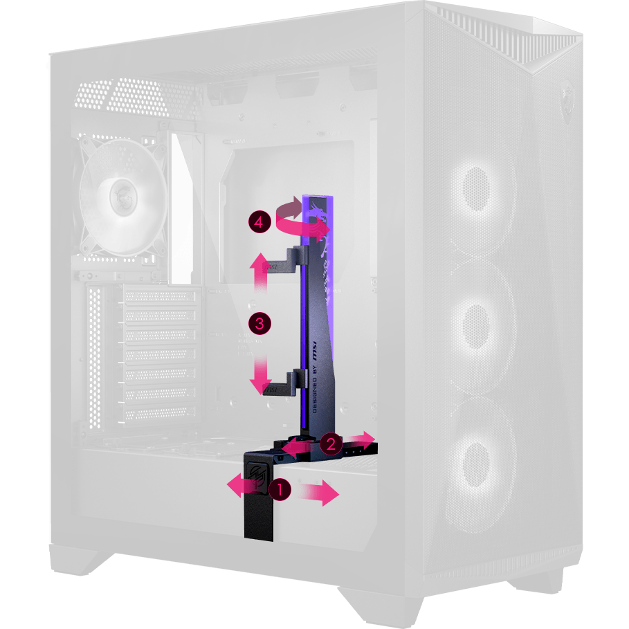 Корпус MSI MPG GUNGNIR 300P AIRFLOW - фото 12