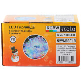 Гирлянда ECOLA Нить 6м 100Led RGBW Transparent Wire (N2YM06ELC)