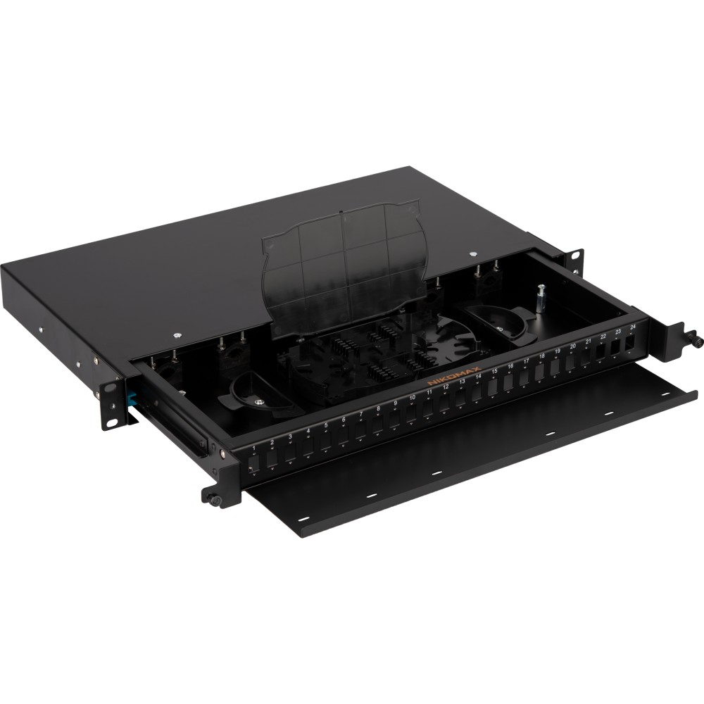 Оптический кросс NIKOMAX NMF-RP08LCUS2-TS-P1-1U-BK - фото 3