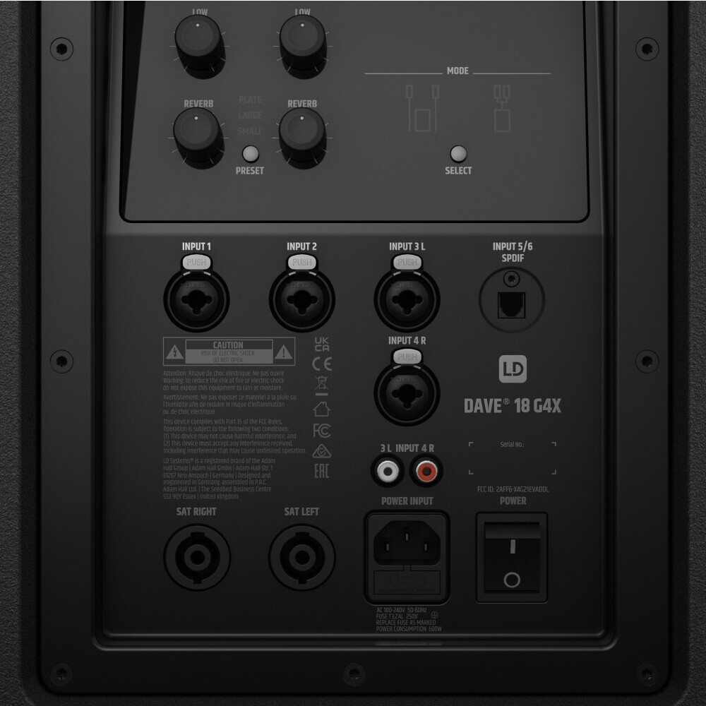 Акустическая система LD Systems DAVE 18 G4X - LDDAVE18G4X - фото 8