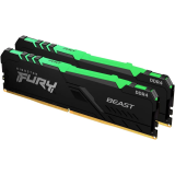 Оперативная память 32Gb DDR4 2666MHz Kingston Fury Beast RGB (KF426C16BB12AK2/32) (2x16Gb KIT)