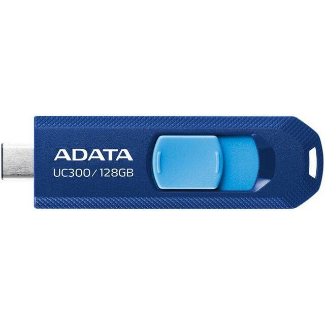 USB Flash накопитель 128Gb ADATA UC300 Blue/Light Blue - ACHO-UC300-128G-RNB/BU