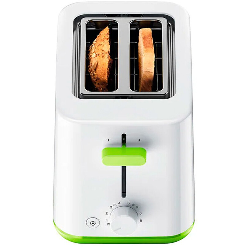 Тостер Braun HT 1010 White/Green - HT1010GR - фото 2