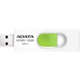 USB Flash накопитель 32Gb ADATA UV320 White/Green (AUV320-32G-RWHGN)