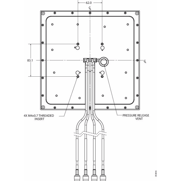 Антенна Cisco AIR-ANT2566D4M-RS= - фото 3