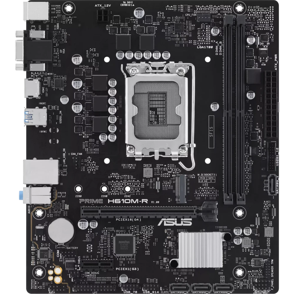 Материнская плата ASUS PRIME H610M-R-SI