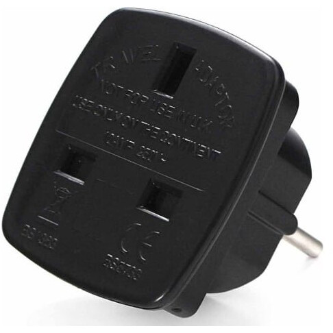 Переходник питания Cablexpert A-AC-UKEU-001B - фото 2