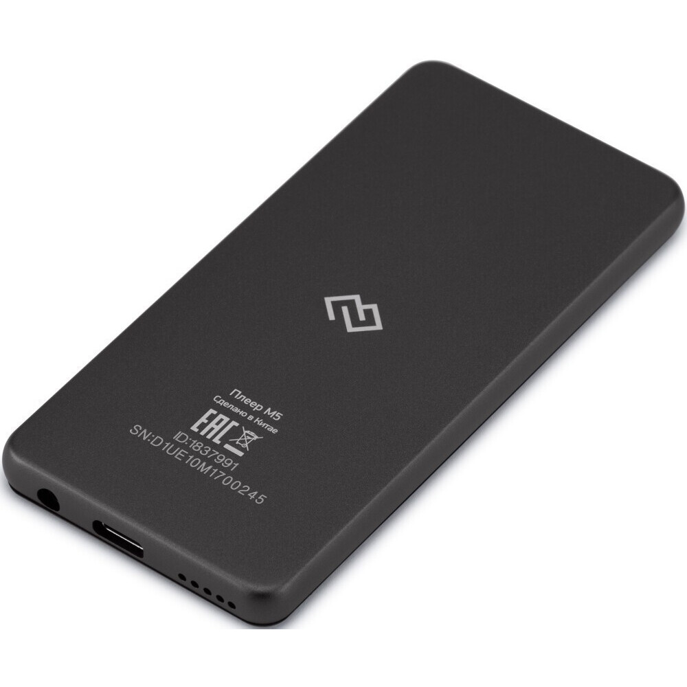 Портативный плеер Digma M5 BT 32Gb Black - M5BT32B - фото 5