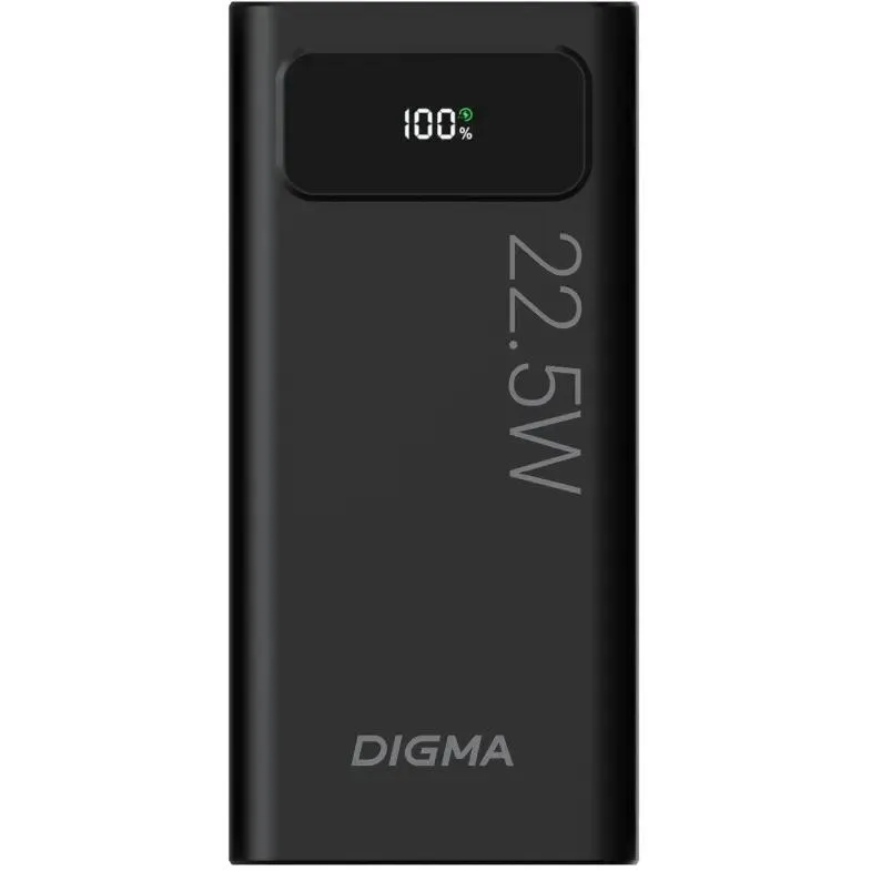 Внешний аккумулятор Digma DGPF20A22PBK