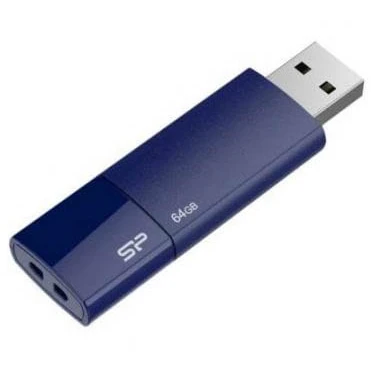 USB Flash накопитель 64Gb Silicon Power Ultima U05 Blue (SP064GBUF2U05V1D)