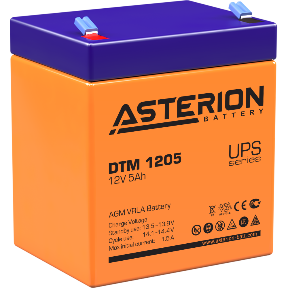 Аккумуляторная батарея Asterion DTM 1205