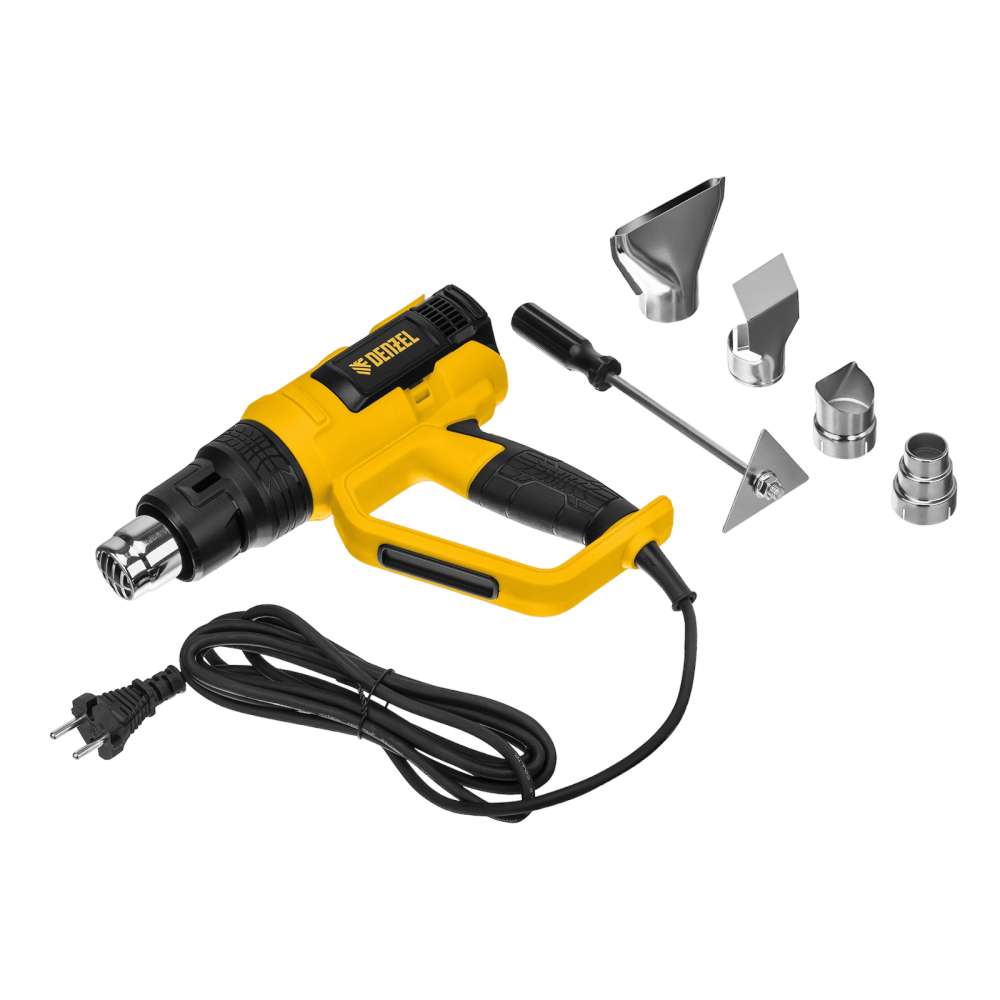 Строительный фен Denzel HG-2000M - 28005 - фото 2