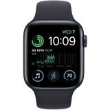 Умные часы Apple Watch SE 2 44mm Midnight Aluminum Case with Midnight Sport Band S/M (MRE43LL/A)
