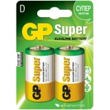 Батарейка GP 13A Super Alkaline (D, 2 шт.)