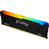 Оперативная память 8Gb DDR4 3200MHz Kingston Fury Beast RGB (KF432C16BB2A/8)