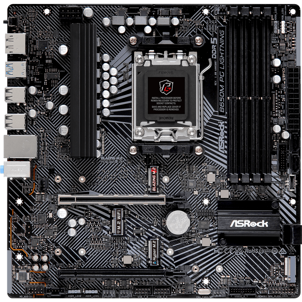 Материнская плата ASRock B650M PG Lightning