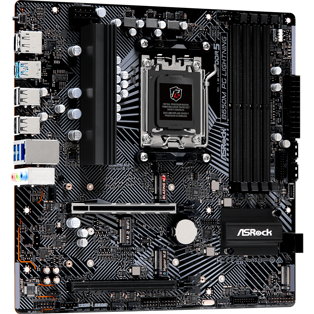 Материнская плата ASRock B650M PG Lightning - фото 3