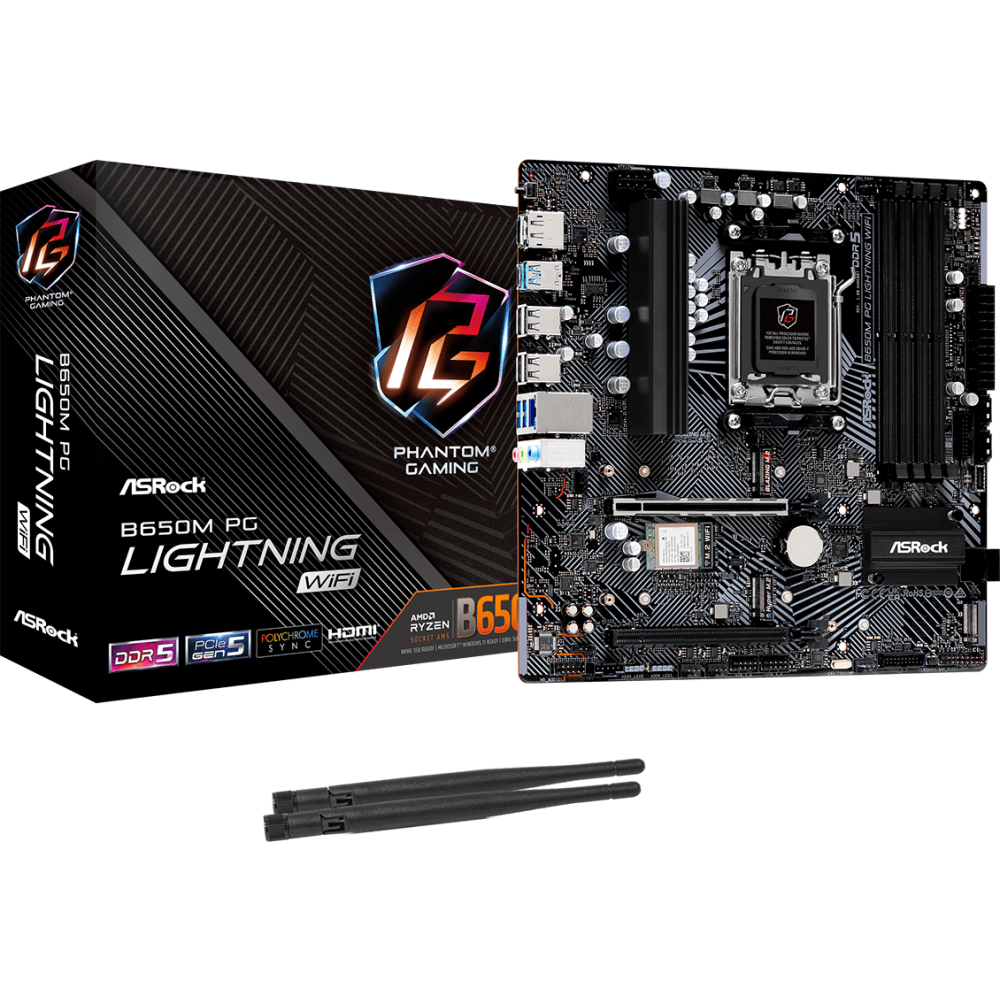 Материнская плата ASRock B650M PG Lightning WiFi - фото 5