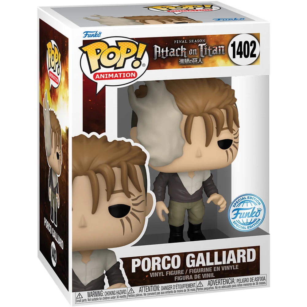 Фигурка Funko POP! Animation Attack on Titan S4 Porco Galliard - 71251 - фото 2