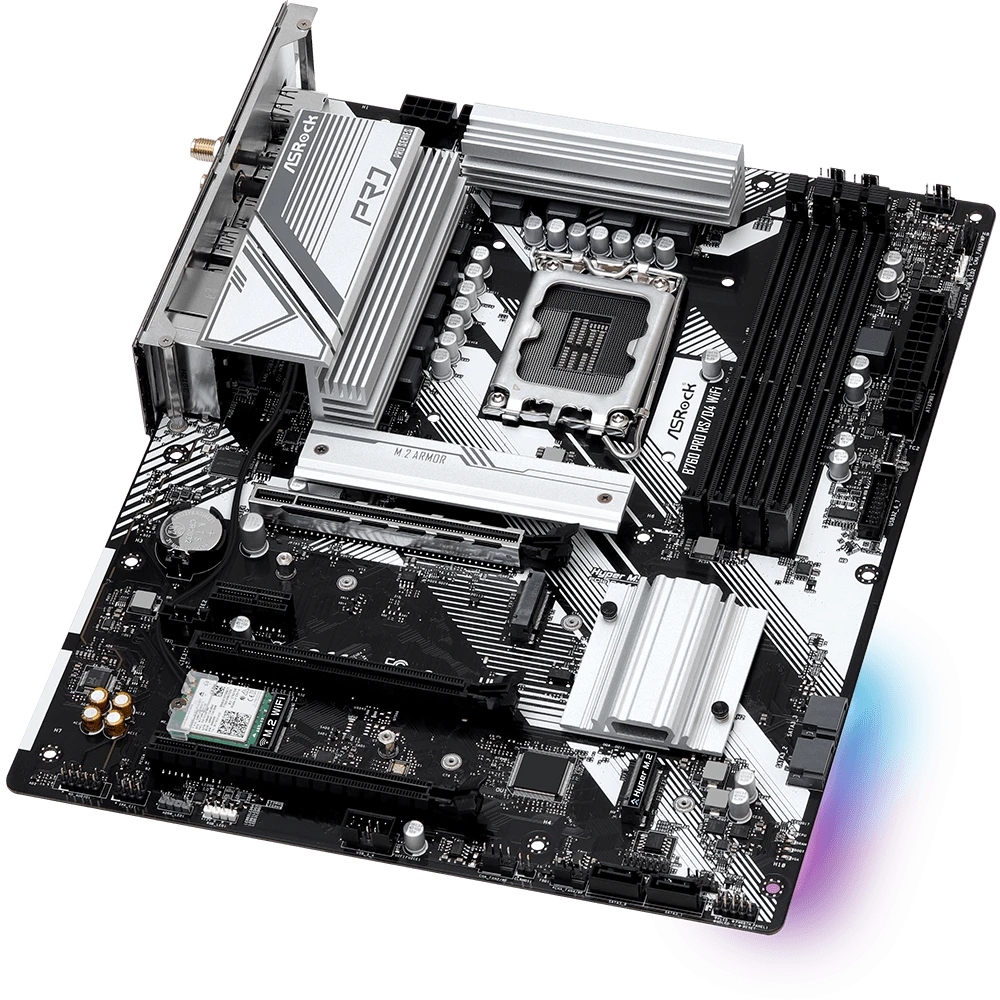 Материнская плата ASRock B760 PRO RS/D4 WIFI - фото 2