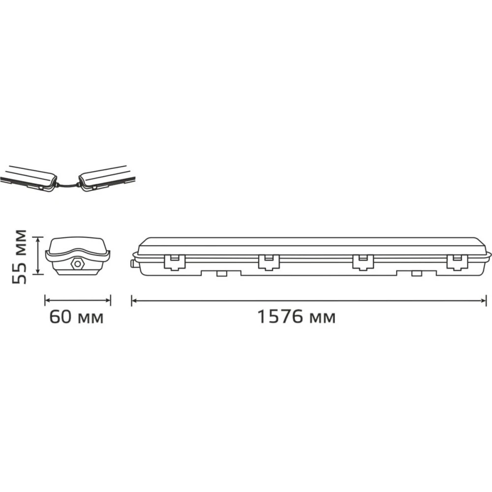 Светильник Gauss Lite 909437115 - фото 2