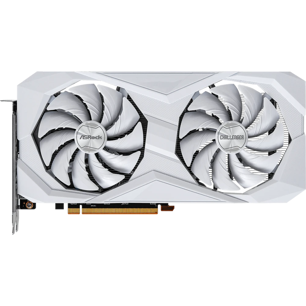 Видеокарта AMD Radeon RX 6600 ASRock Challenger White 8Gb (RX6600 CLW 8G) - фото 2