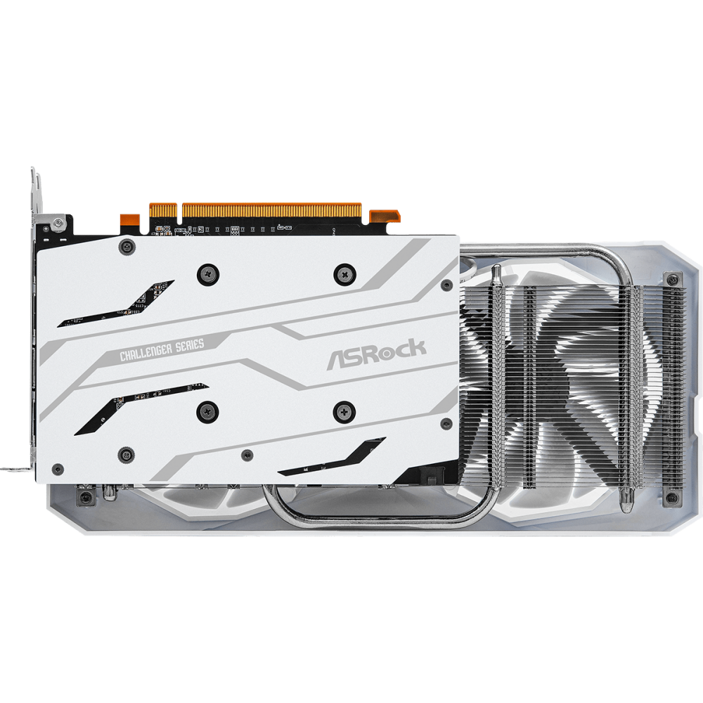 Видеокарта AMD Radeon RX 6600 ASRock Challenger White 8Gb (RX6600 CLW 8G) - фото 5